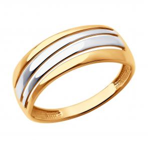 Золотое кольцо Diamant 51-110-02464-1 фото