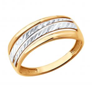 Золотое кольцо Diamant 51-110-02464-2 фото