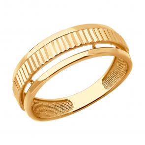 Золотое кольцо Diamant 51-110-02743-1 фото