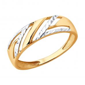 Золотое кольцо Diamant 51-110-02781-2 фото