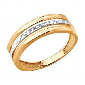 Золотое кольцо Diamant 51-110-02799-2 фото