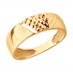 Золотое кольцо Diamant 51-110-02807-1 фото