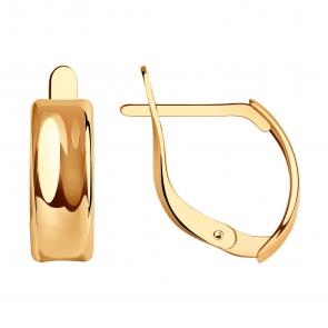 Золотые серьги Diamant 51-120-01036-1 фото