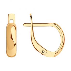 Золотые серьги Diamant 51-120-01225-1 фото