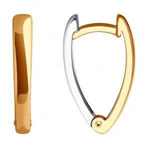 Золотые серьги Diamant 51-120-02189-1 фото