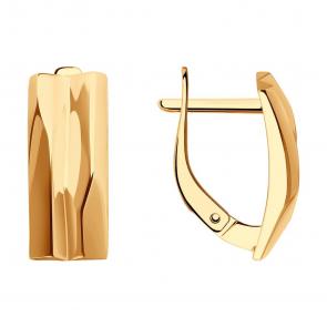 Золотые серьги Diamant 51-120-02278-1 фото