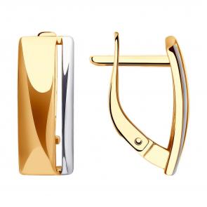 Золотые серьги Diamant 51-120-02447-1 фото