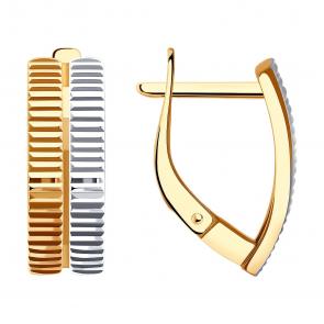 Золотые серьги Diamant 51-120-02742-1 фото