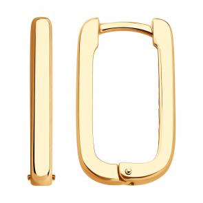 Золотые серьги Diamant 51-120-02904-1 фото