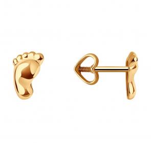 Золотые серьги Diamant 51-122-02087-1 фото