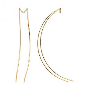 Золотые серьги Diamant 51-123-00932-1 фото