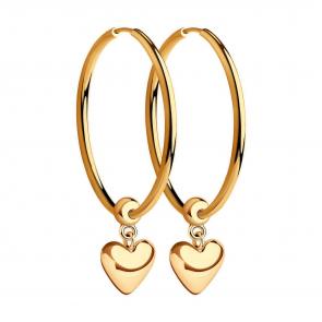 Золотые серьги Diamant 51-124-01357-1 фото