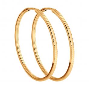 Золотые серьги Diamant 51-124-02296-1 фото