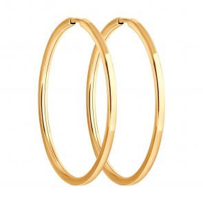 Золотые серьги Diamant 51-124-02335-1 фото