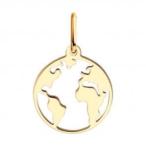 Золотая подвеска Diamant 51-130-01207-1 фото