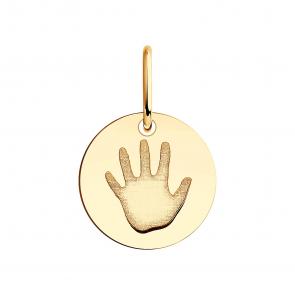 Золотая подвеска Ручка младенца Diamant 51-130-01227-1 фото