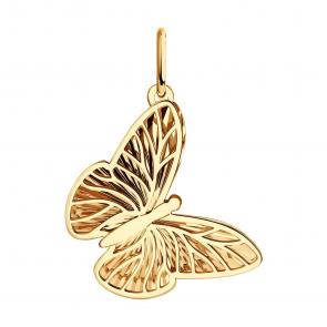 Золотая подвеска Diamant 51-130-01700-1 фото