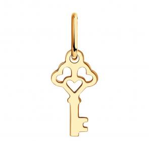 Золотая подвеска Diamant 51-130-02003-1 фото