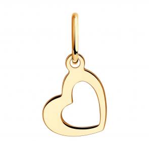 Золотая подвеска Diamant 51-130-02005-1 фото