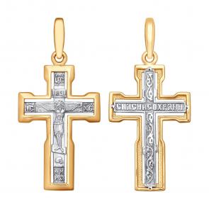 Подвеска из комбинированного золота Diamant 51-131-01405-1 фото