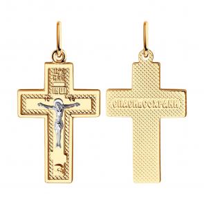 Золотая подвеска Diamant 51-131-01415-1 фото