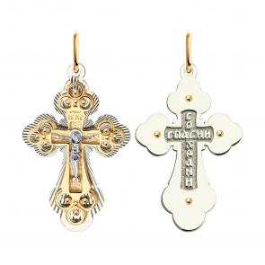 Золотая подвеска Diamant 51-131-02829-1 фото