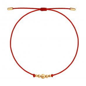 Текстильный шнурок с декоративным элементом из золота Diamant 51-150-01678-1 фото