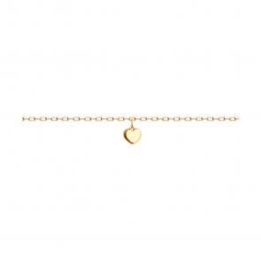 Золотой браслет на ногу Diamant 51-150-02382-1 фото