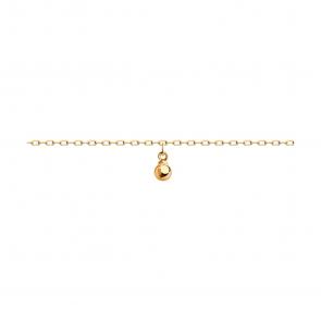 Золотой браслет на ногу Diamant 51-150-02414-1 фото