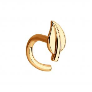 Золотой пирсинг в нос Diamant 51-160-01615-1 фото