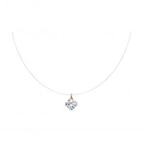 Колье на леске Diamant с фианитом 51-170-01156-5 фото
