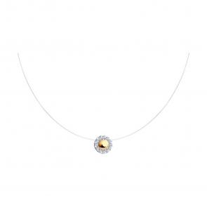 Колье на леске Diamant с фианитом 51-170-01627-1 фото