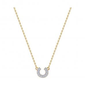 Золотое колье Diamant с фианитом 51-170-01937-1 фото