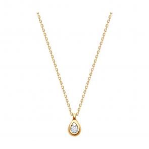 Золотое колье Diamant с фианитом 51-170-02073-1 фото