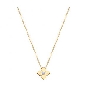 Золотое колье Diamant с фианитом 51-170-02820-1 фото