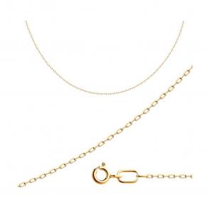 Золотая цепь плетение Якорное Diamant 51-180-03030-1 фото