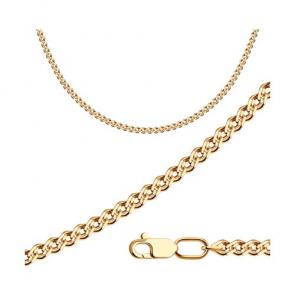 Золотая цепь плетение Нонна Diamant 51-180-06050-1 фото