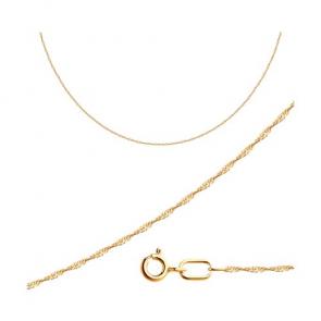 Золотая цепь плетение Сингапур Diamant 51-180-09020-1 фото