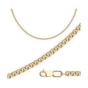 Золотая цепь плетение Бисмарк Diamant 51-180-14045-1 фото