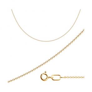 Золотая цепь плетение Якорное Diamant 51-180-50030-1 фото