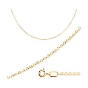 Золотая цепь плетение Якорное Diamant 51-180-50040-1 фото