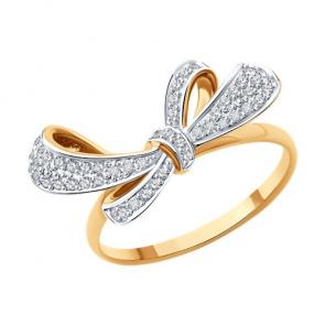 Золотое кольцо Diamant с бриллиантом 51-210-02332-1 фото