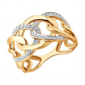 Золотое кольцо Diamant с бриллиантом 51-210-02940-1 фото