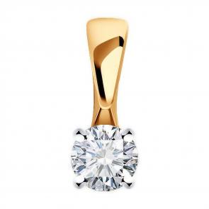 Золотая подвеска Diamant с бриллиантом 51-230-01759-1 фото
