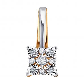 Золотая подвеска Diamant с бриллиантом 51-230-02039-1 фото