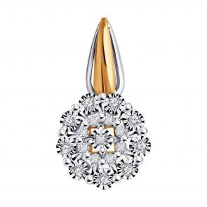 Золотая подвеска Diamant с бриллиантом 51-230-02040-1 фото