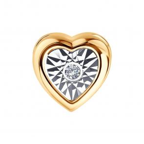 Золотая подвеска Diamant с бриллиантом 51-230-02943-1 фото