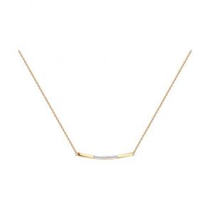 Золотое колье Diamant с бриллиантом 51-270-01617-1 фото