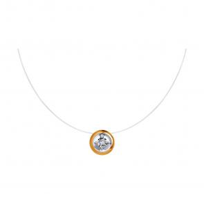 Колье на леске Diamant с бриллиантом 51-270-01657-1 фото