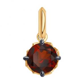 Золотая подвеска Diamant с гранатом 51-330-01763-3 фото